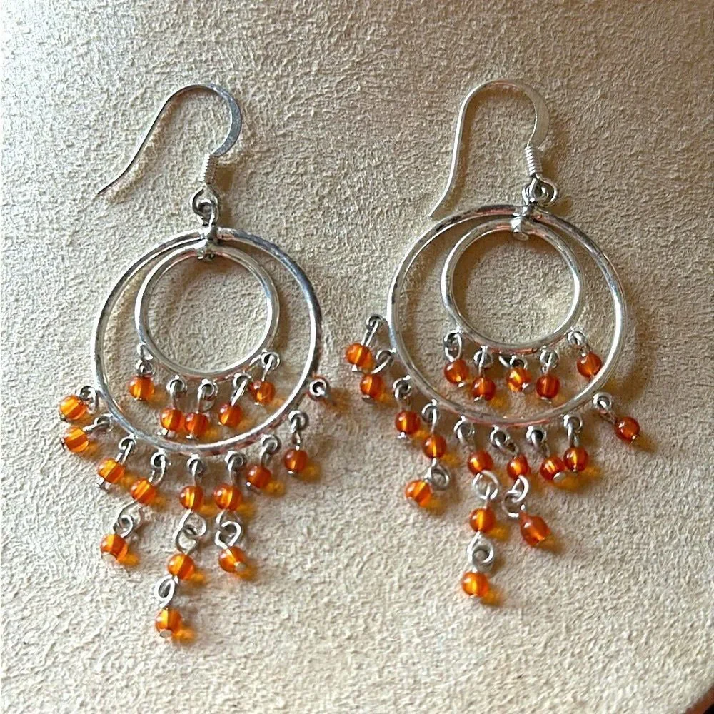 Beaded Chandelier Earrings!
